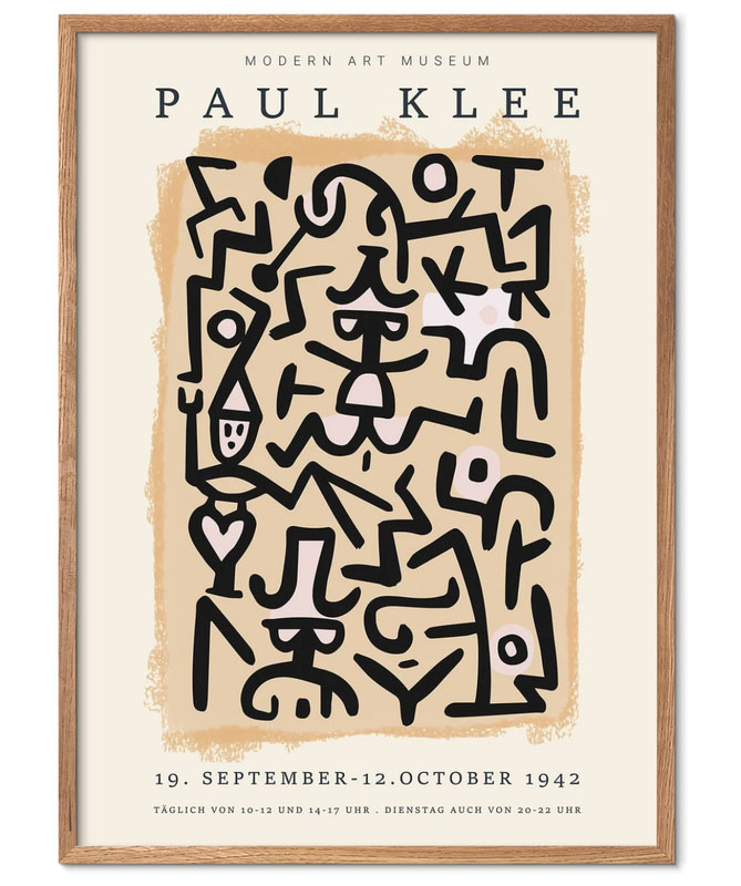 Quadro -MODERN ART- 70*100 Paul Klee