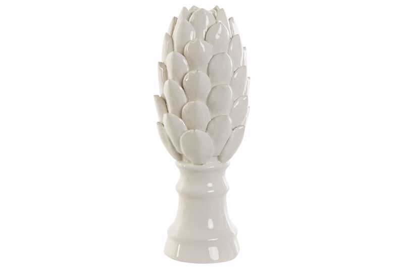 Peça cerâmica 11*11*28 ananás branco