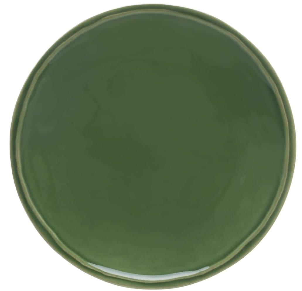 Prato sobremesa D22cm FONTANA verde