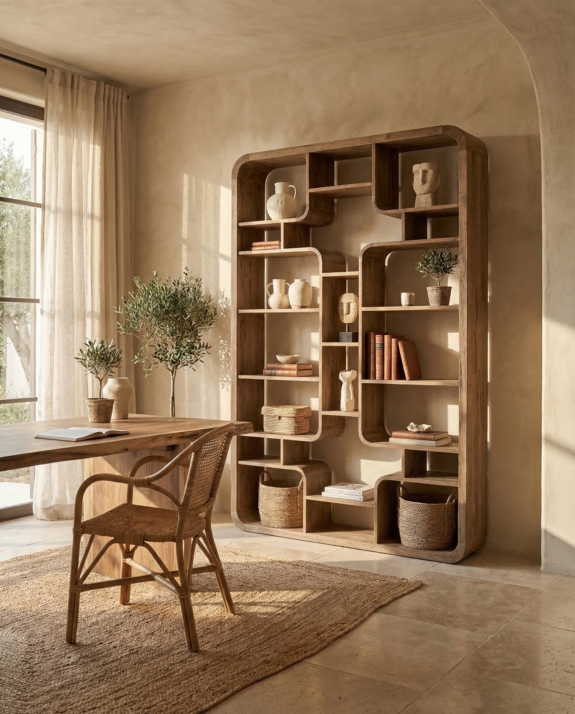 Estante aberta 140*30*220H TEKA reciclada