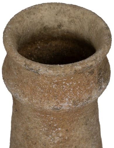 Pote cerâmica D12,60*43H cm bege rústico
