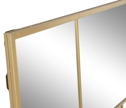 Espelho 90*2*180 ferro/vidro dourado