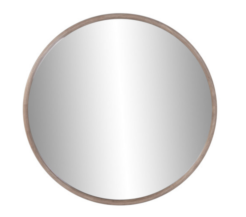 Espelho moldura madeira D120 cm