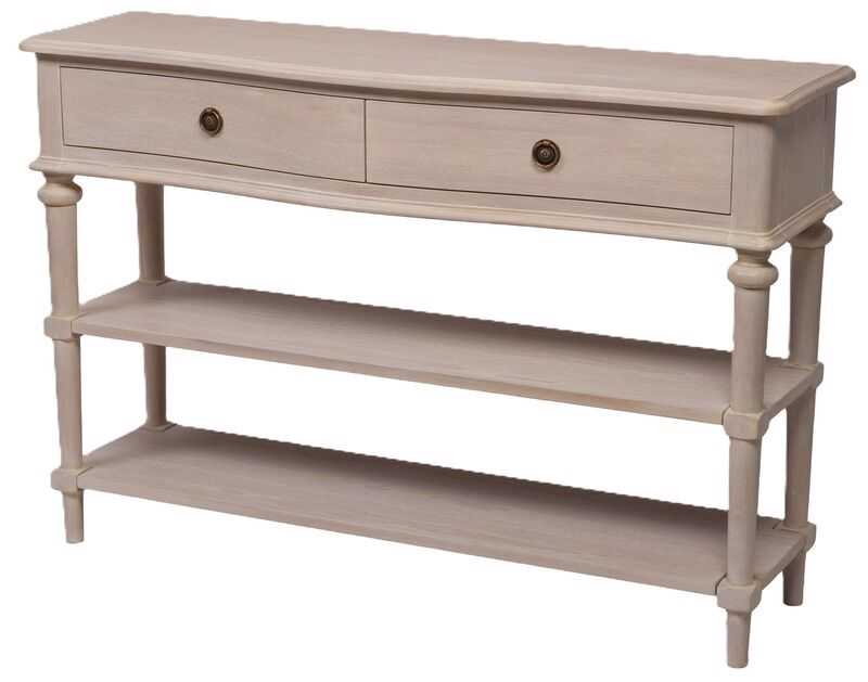 Consola 120*35*80H MDF marfim