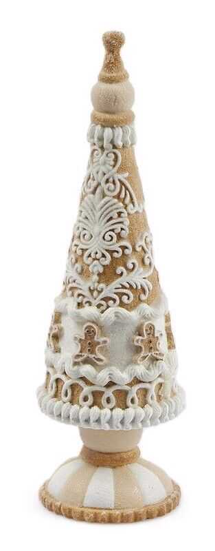 Deco cone gingerbread D9*29Hcm