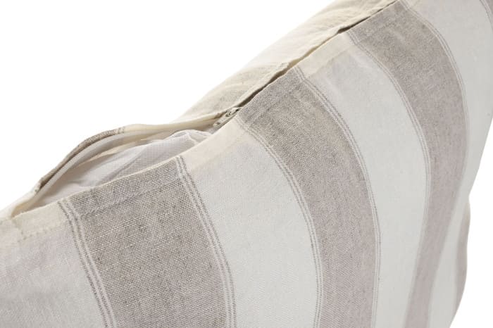 Almofada linho 50*50 riscas s/enchimt