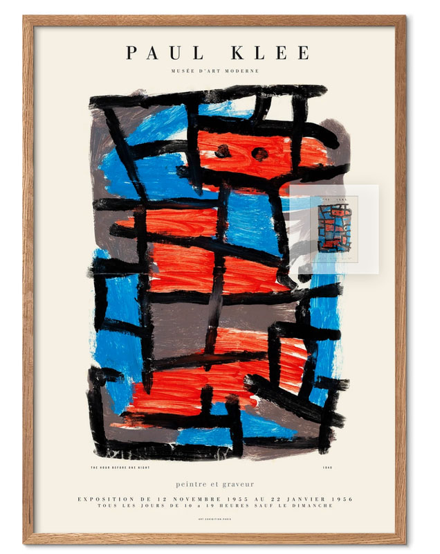 Quadro -Hour before 1 night- 70*100 Paul Klee