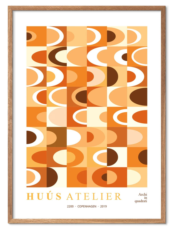 Poster com moldura -Arancione- 50*70cm