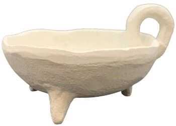 T-light 11*9,5*6cm aluminio creme