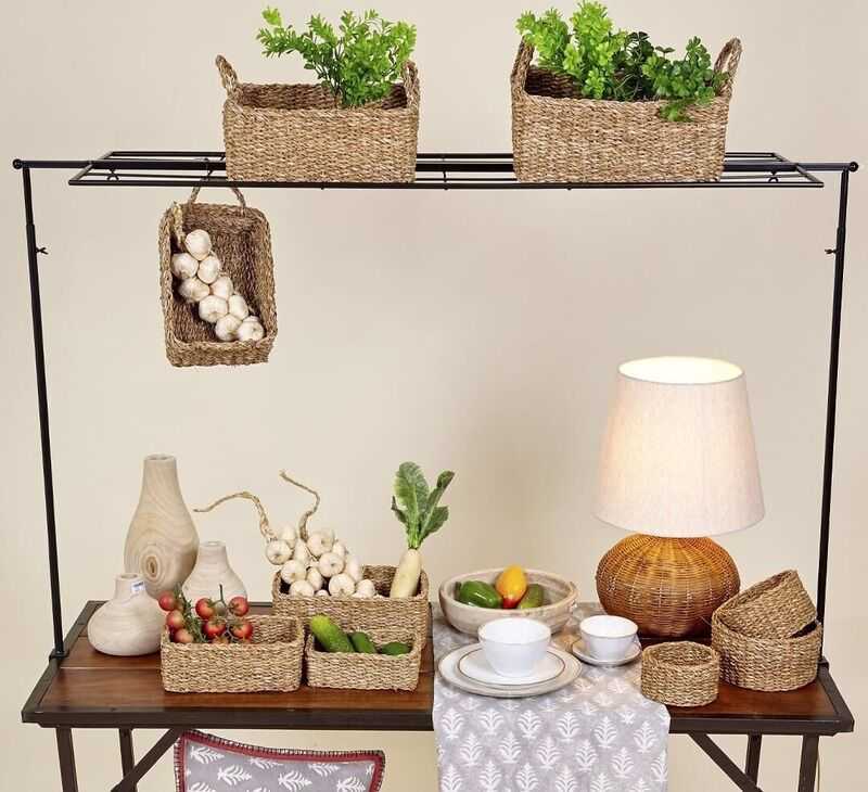 Barra+estante+cabide ferro preto 134*35*111/220*198