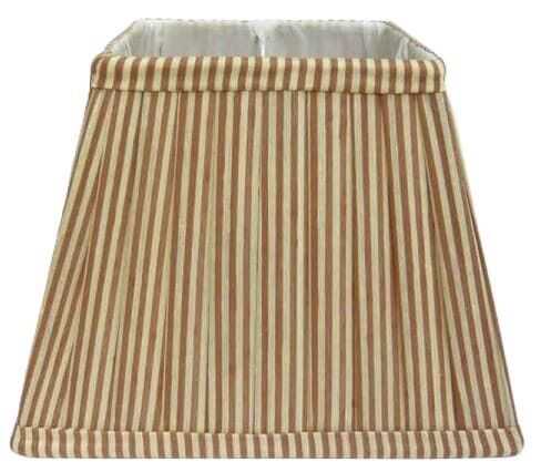 Abat-jour Clip 9,5*15*12H seda riscas cast