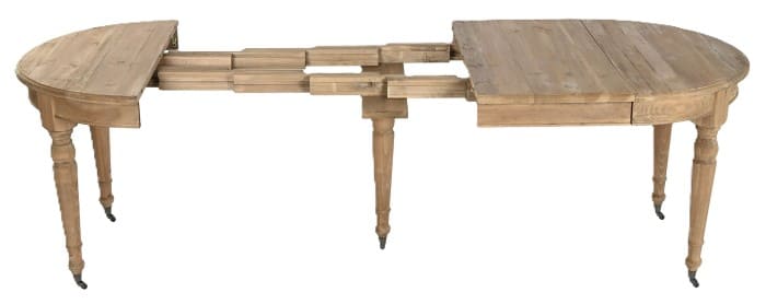 Mesa jantar 100*100/250*78H extensivel  abeto