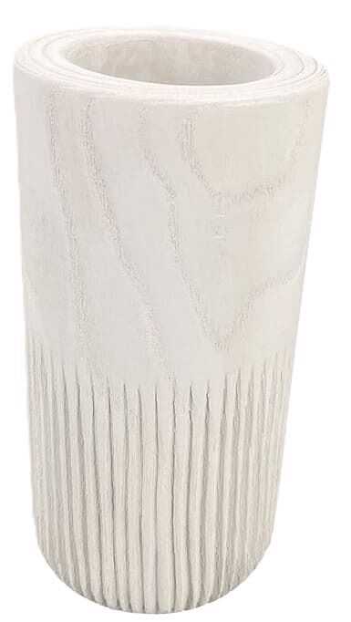 Vaso D13*25H paulownia branco