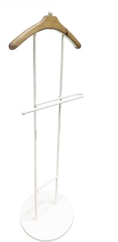 Mordomo 48*40*H130cm mad/metal branco