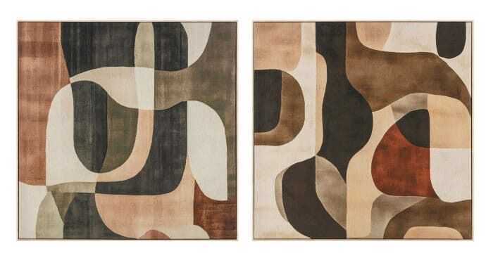 Quadro tela/MDF 80*3,2*80H abstrato