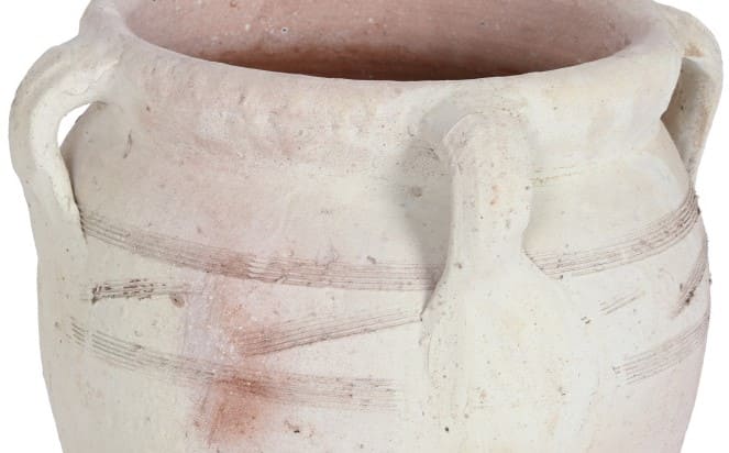 Ânfora terracota 34*34*42H c/4 asas peq