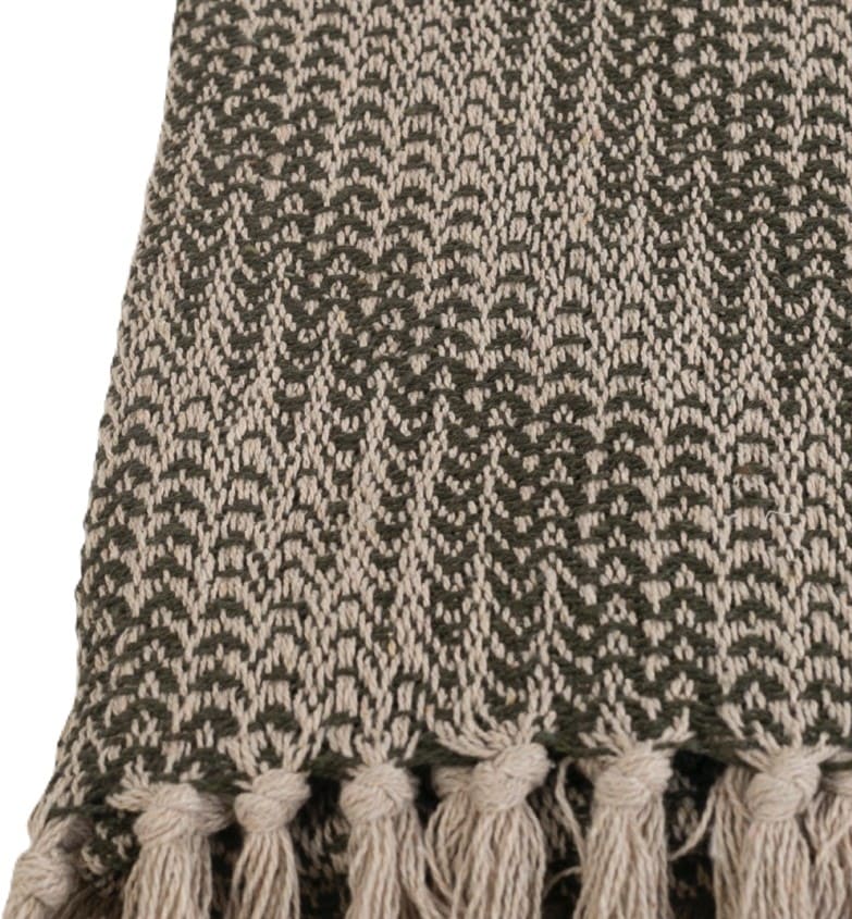 Manta algodão 130*170 kaki