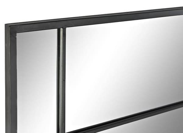 Espelho janela 90*2*180H ferro preto