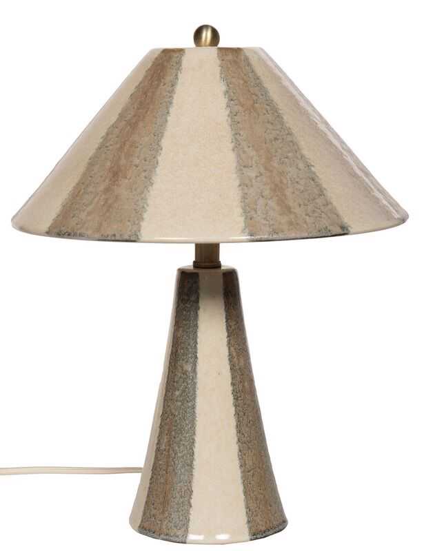 Cand mesa 13*29H cerâmica esmaltada verde