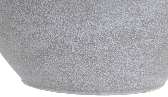 Jarrão metal 35*35*38H cinzento desgastado