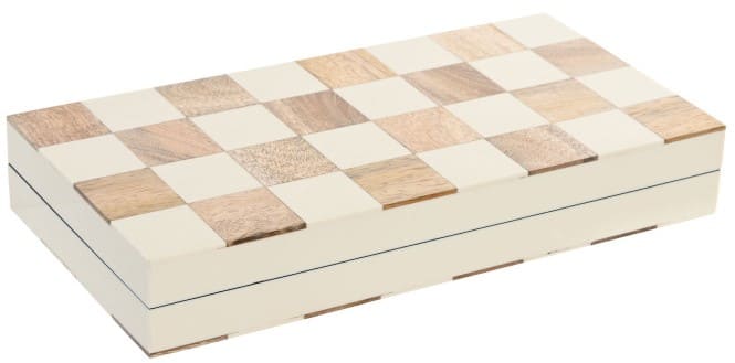 Tabuleiro xadrez 30*10*30 mad/resina