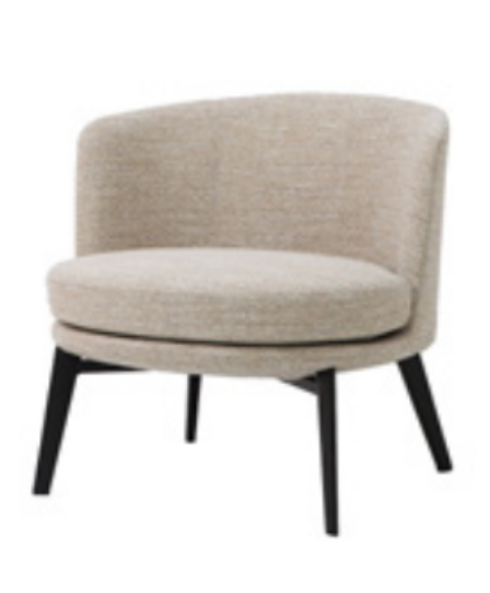 Cadeirão FLEURY A221bege/amarelo 70*74*H71