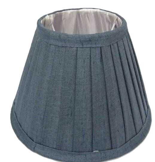 Abat-jour red 30*14*18,5H seda azul acinz