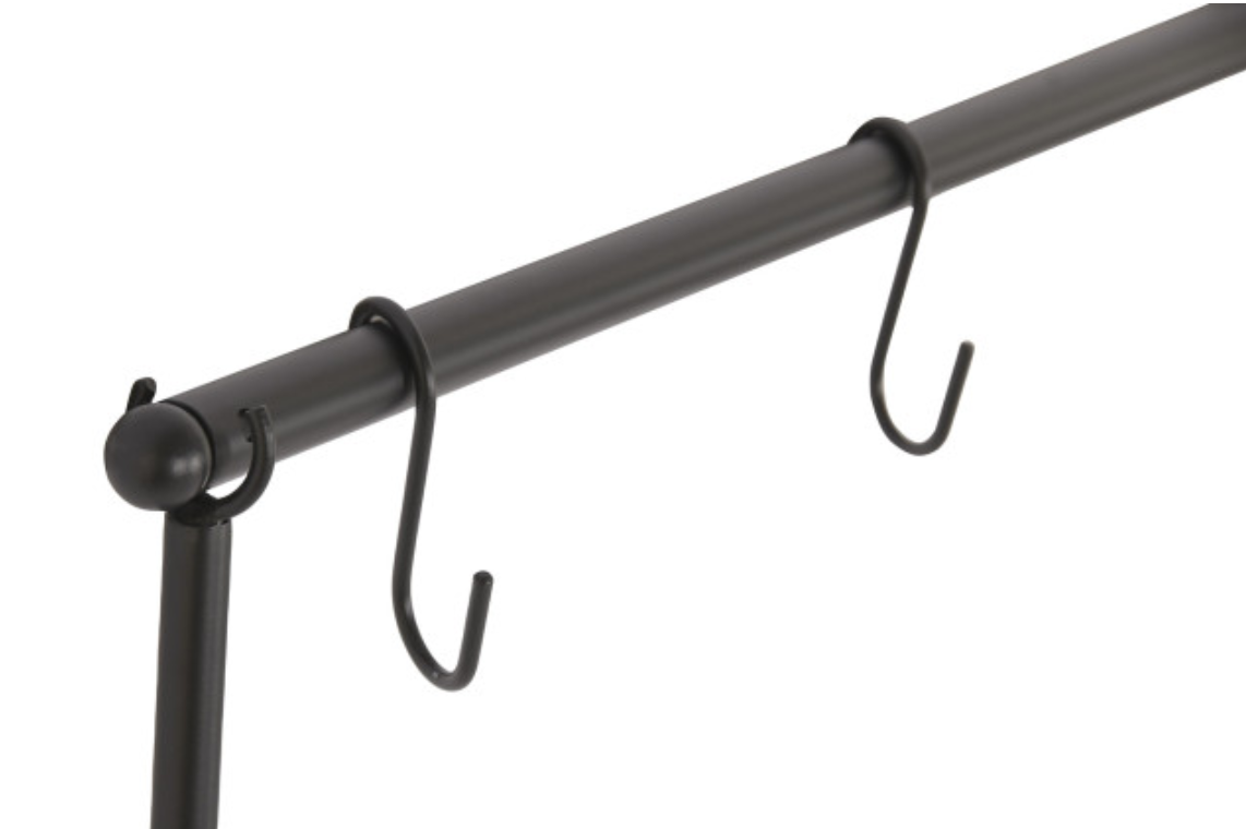 Barra/cabide ajustável mesa 190*40H ferro