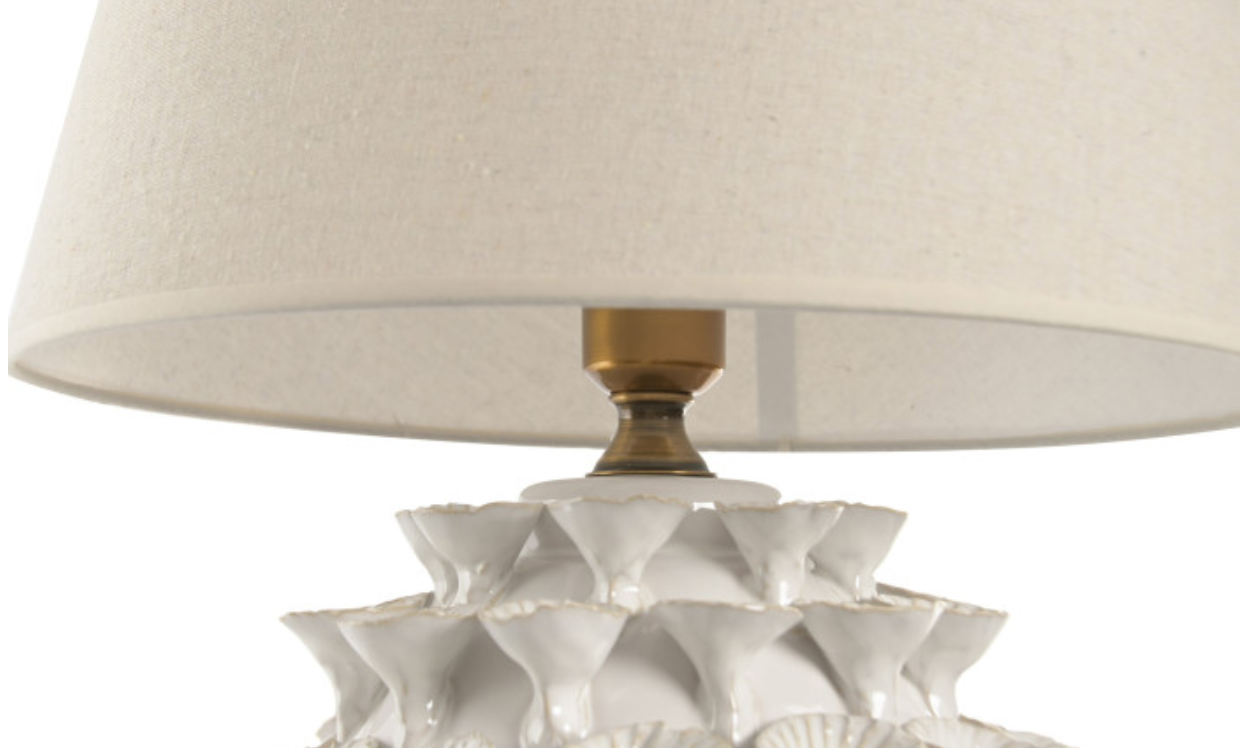 Cand mesa 40*40*62H cerâmica branca