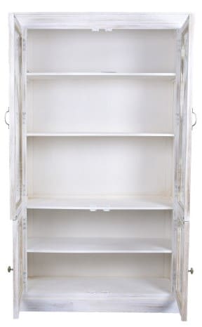 Vitrine 120*50*205H manga maciça decapé