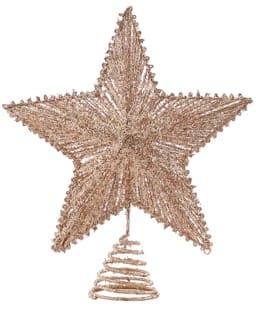 Estrela dourada cimo árvore