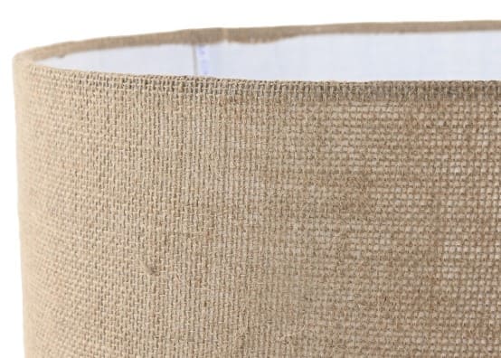 Abat-jour cilind D40*H28 rafia/metal