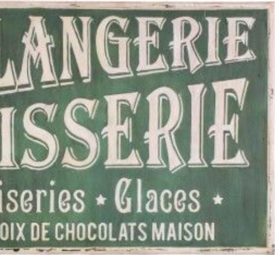 Placa Boulangerie-Patisserie
