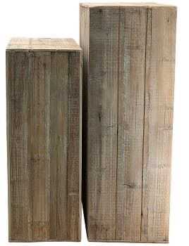 Coluna deco mad 29*29*75H natural