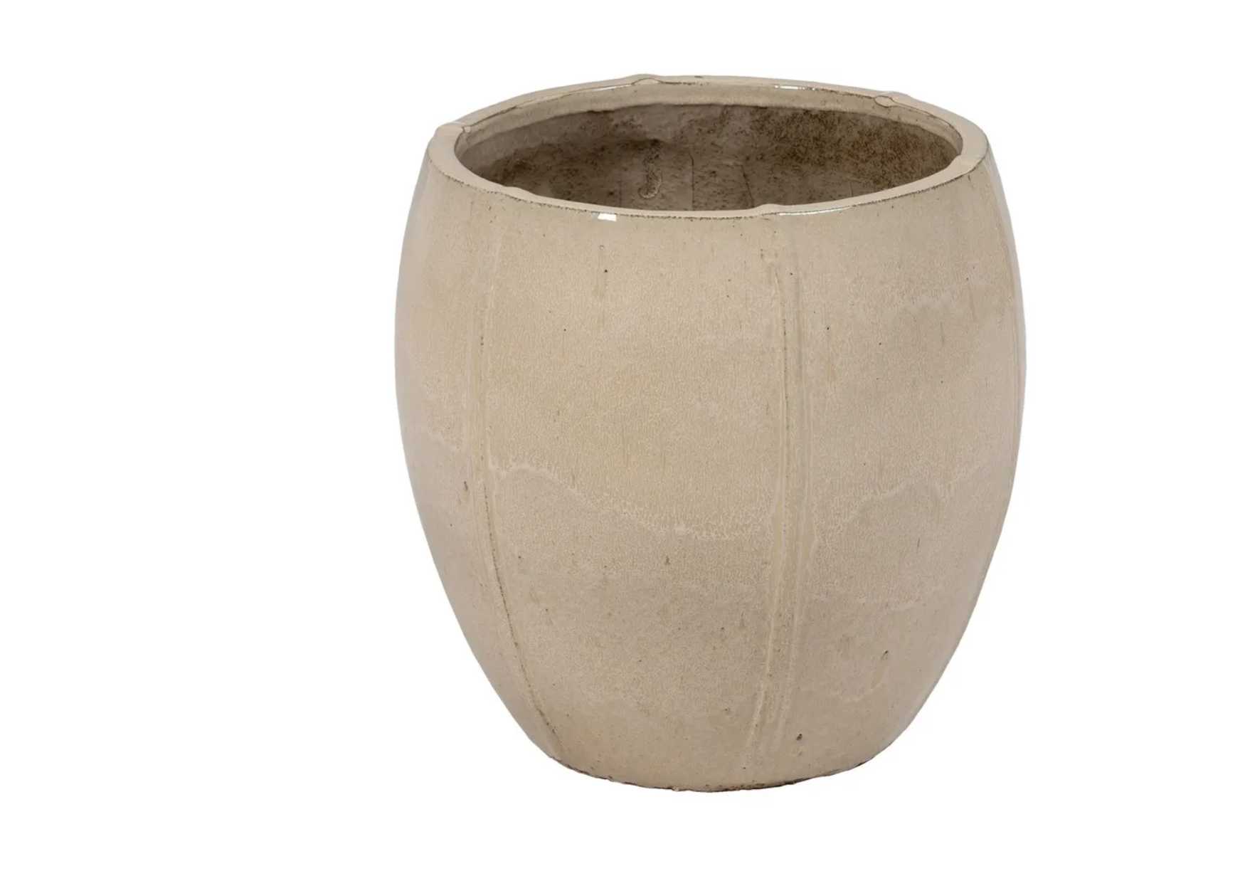 Vaso cerâmica D43*43cm creme