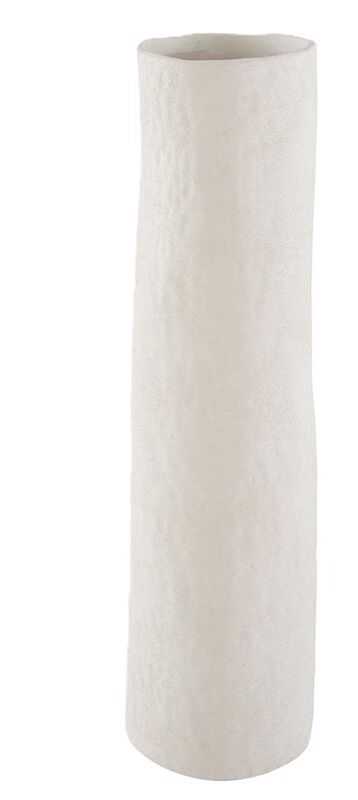 Jarra terracota D13,7*48H branca alta