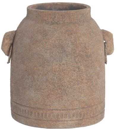 Jarra terracota 21*18*31H desgastado cast
