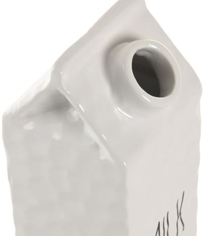 Leiteira c/rolha cortiça 8*7,3*22H porcelana
