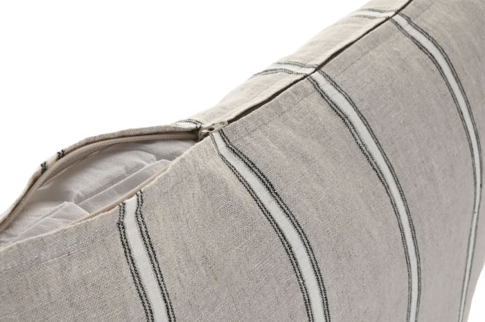 Almofada linho 60*40 riscas s/enchimt