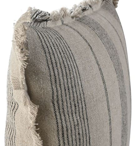 Almofada50*50 linho riscas s/enchim