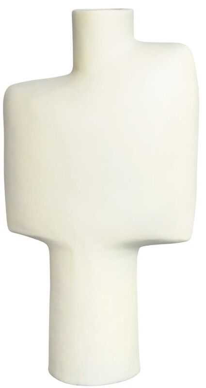 Jarrão 33*16*62H fibrocimento beige