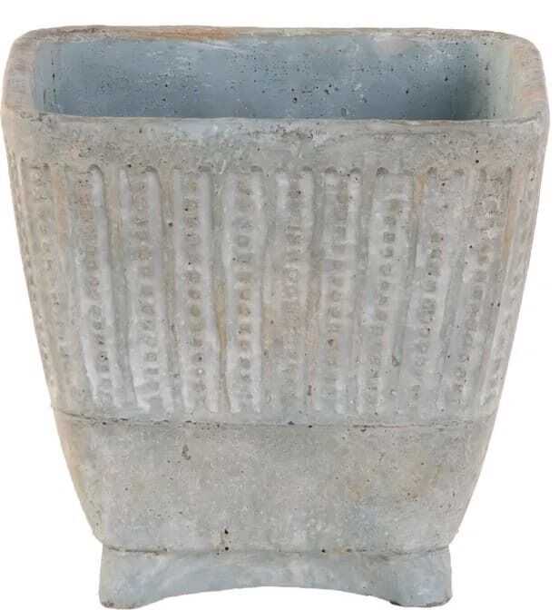 Vaso 19,5*19,5*19H cimento