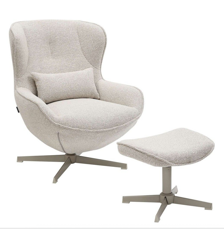 Cadeirão 76*88*H90 ANCELLE SG SDTL-3853 bege
