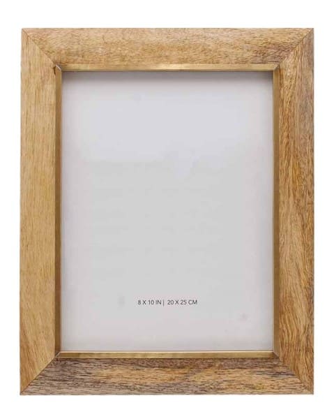 Moldura 20*25 madeira c/dourado