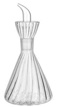 Frasco p/ azeite 11*11*23H vidro relevo