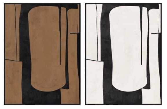 Quadro 90*4*120H abstrato