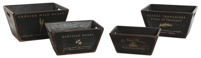 Caixa arrum peq abeto preta