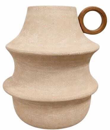 Jarra fibra papel 29*25*37H c/asa cru