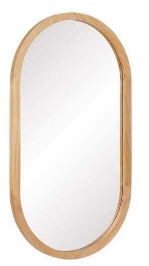 Espelho 45*80H madeira natural