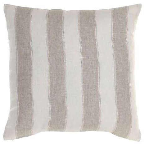 Almofada linho 50*50 riscas s/enchimt